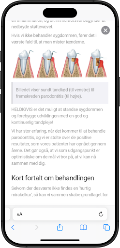Digitale patientvejledninger til tandklinikker med Adent